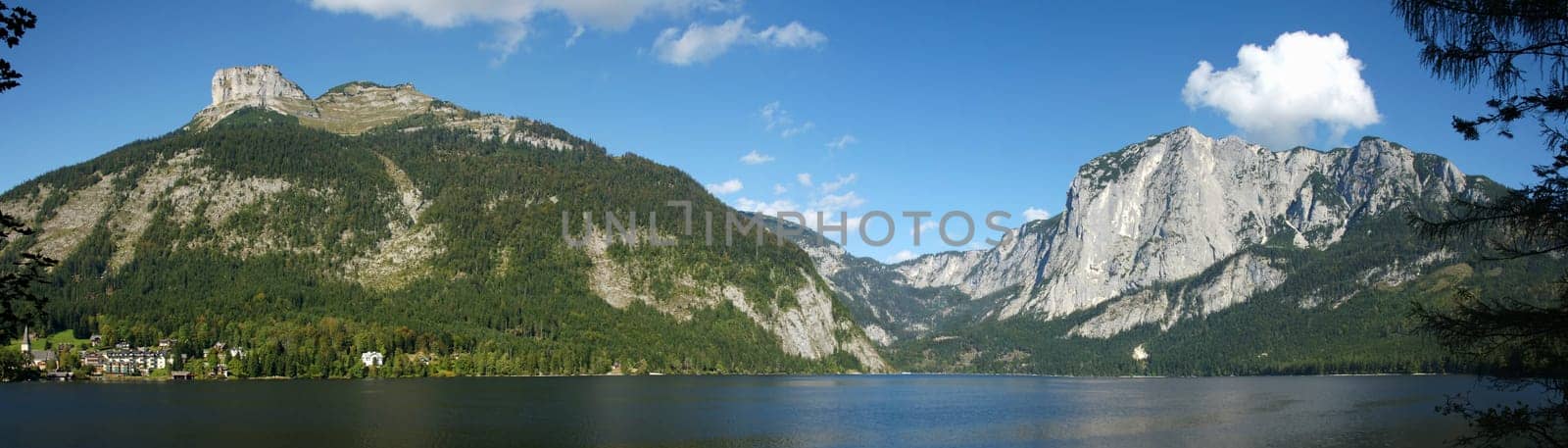 Panorama with Loser and Tresselwand,Austria
