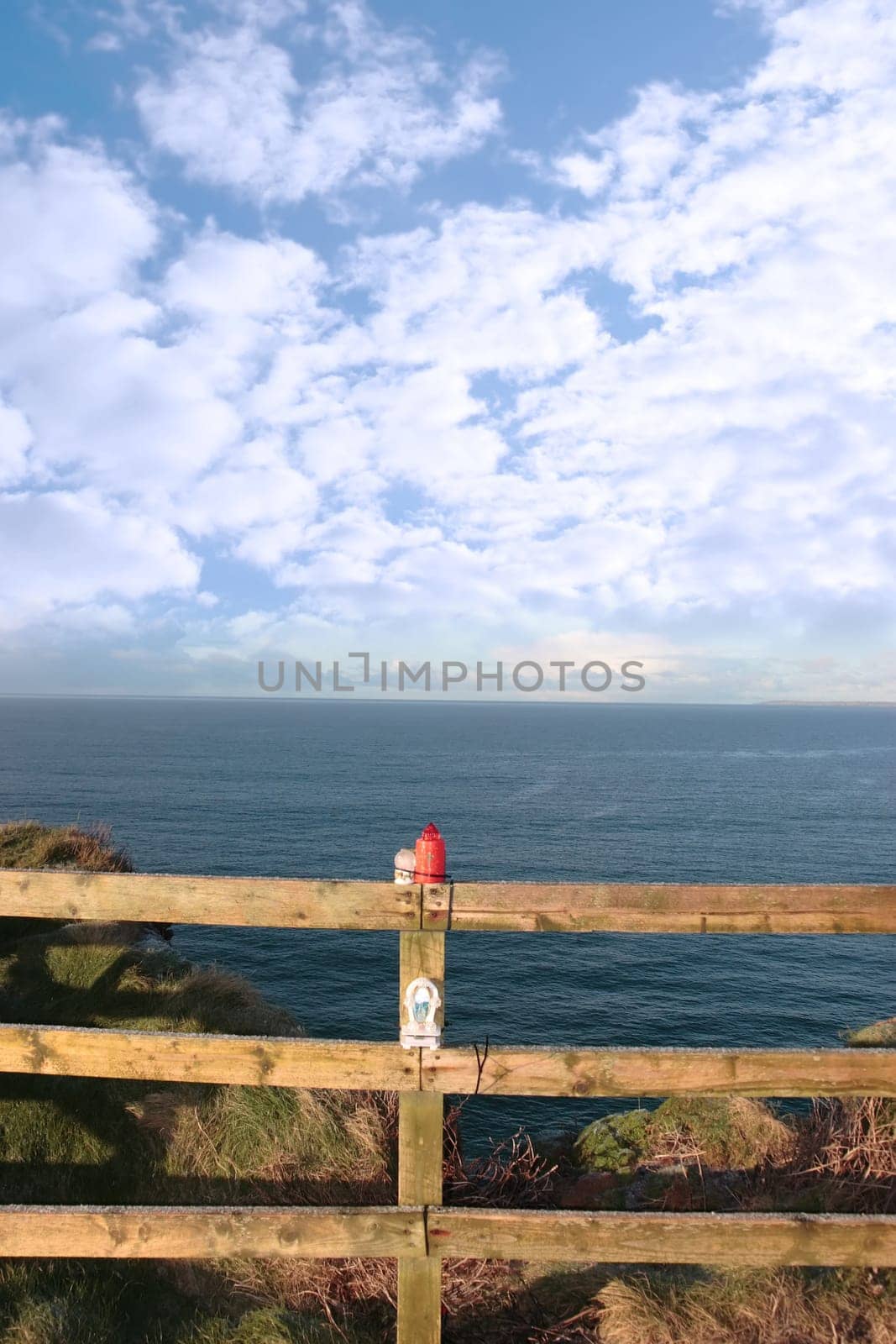 remembrance view at ballybunion cliffside walk with atlantic view