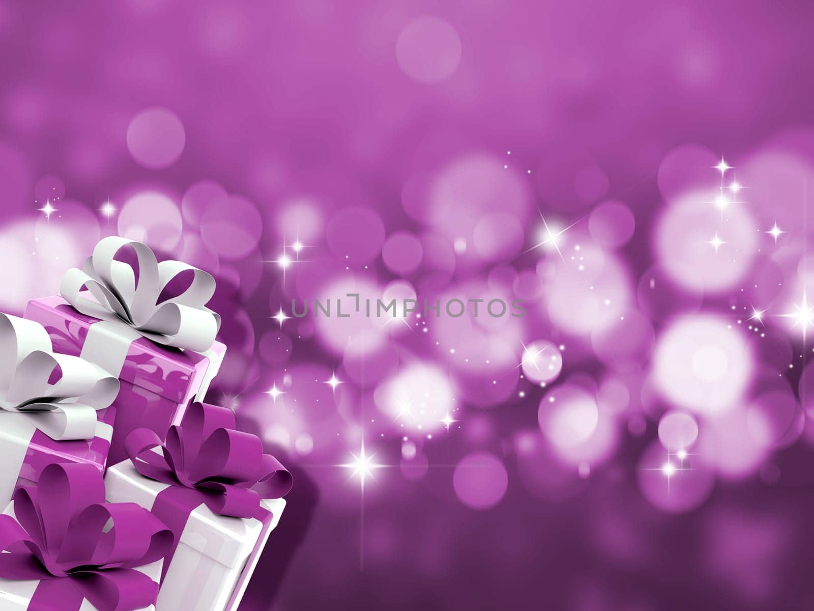 Blurred Christmas lights