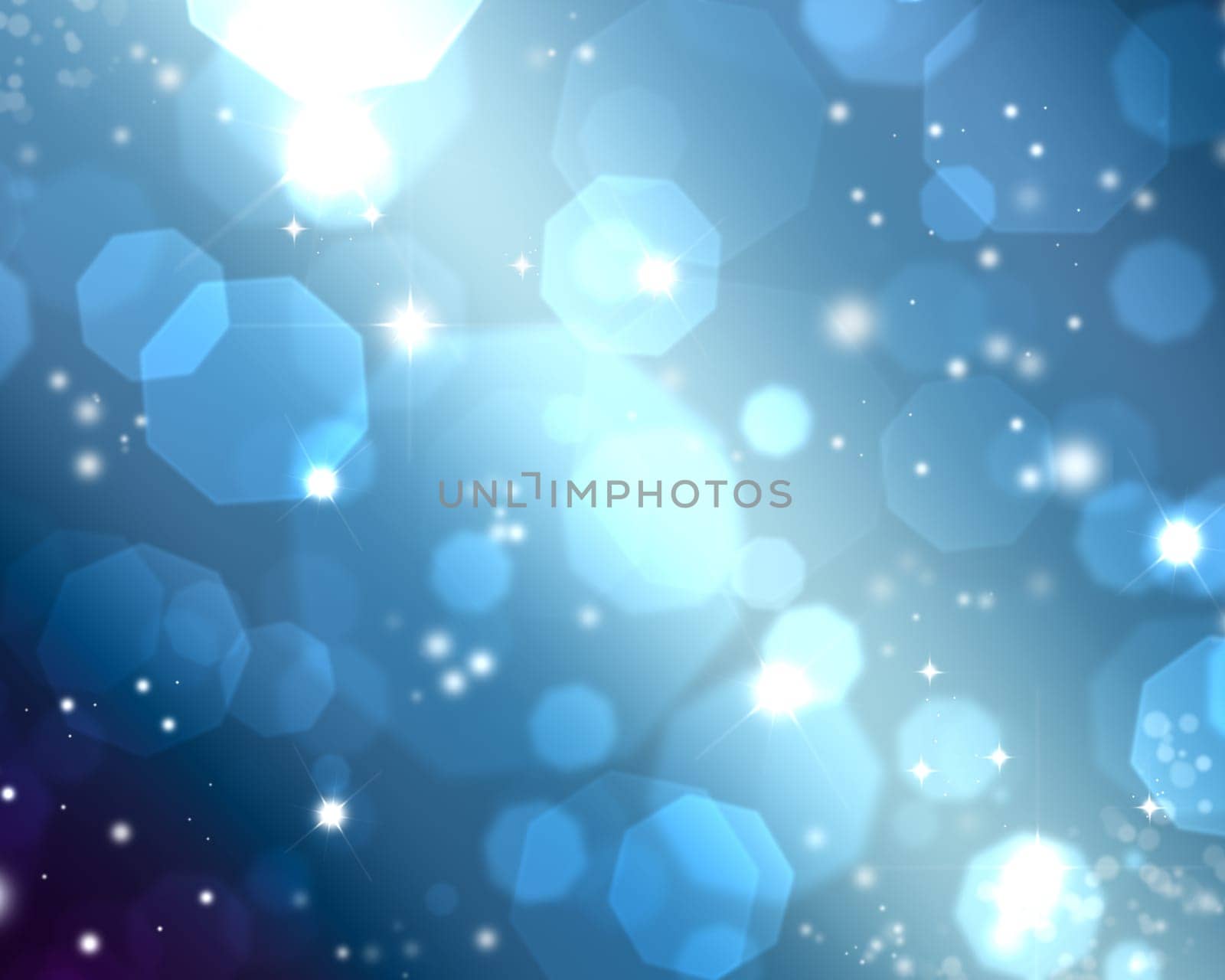 Christmas background of bokeh light effect