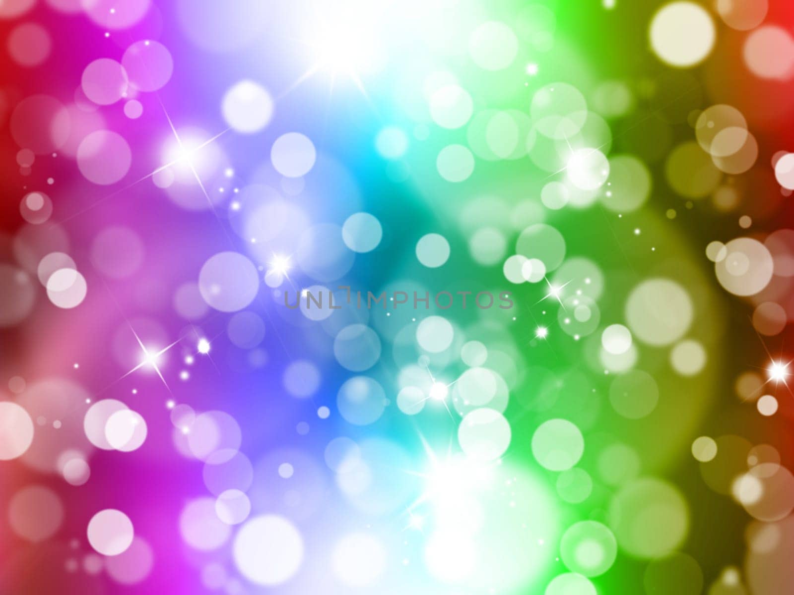 Abstract background with blurred lights effect