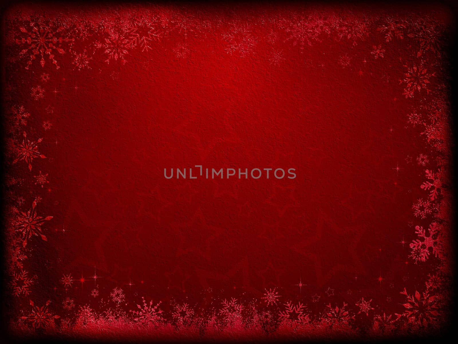 Grunge style Christmas background with snowflakes and stars