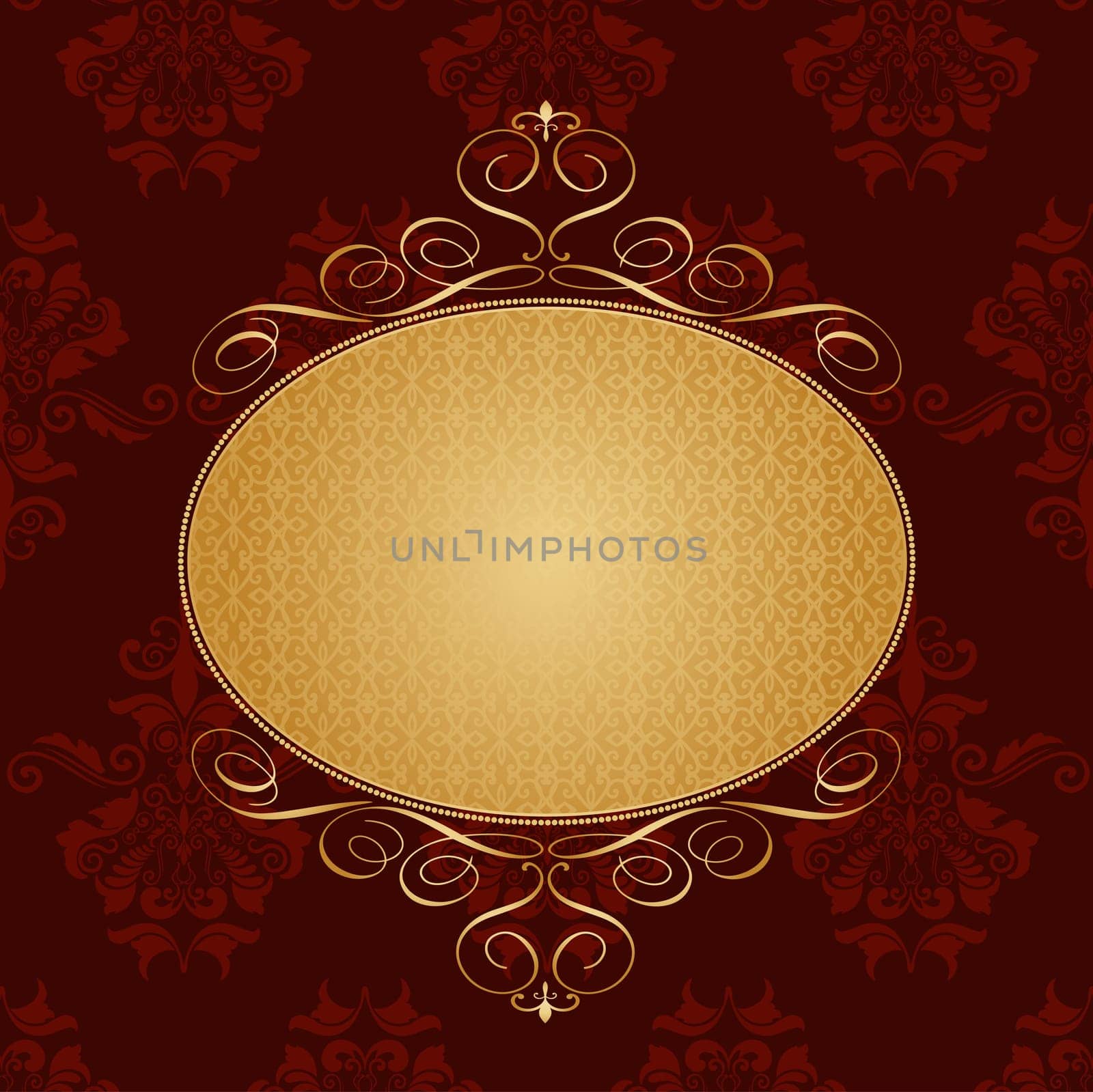 Decorative vintage style background with room for text