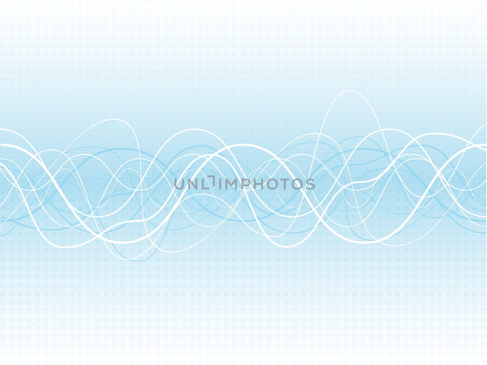 Abstract wave background with a mosaic effect