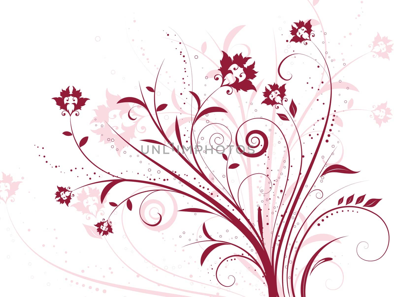 Decorative floral background