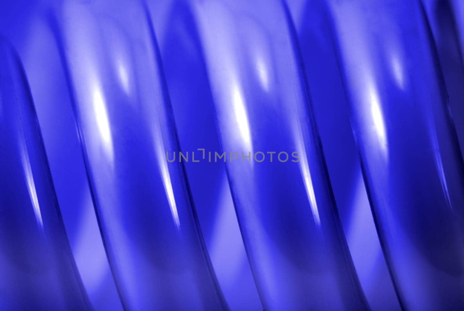 The spiral structure  is photographed close up