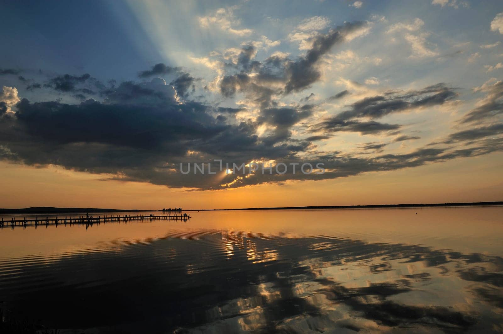 Pictures taken in Steinhude,sunset at the Steinhuder Meer.
