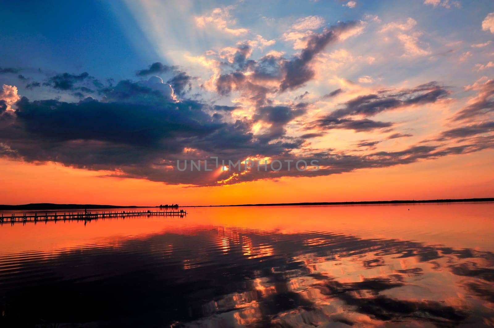 Pictures taken in Steinhude,sunset at the Steinhuder Meer.