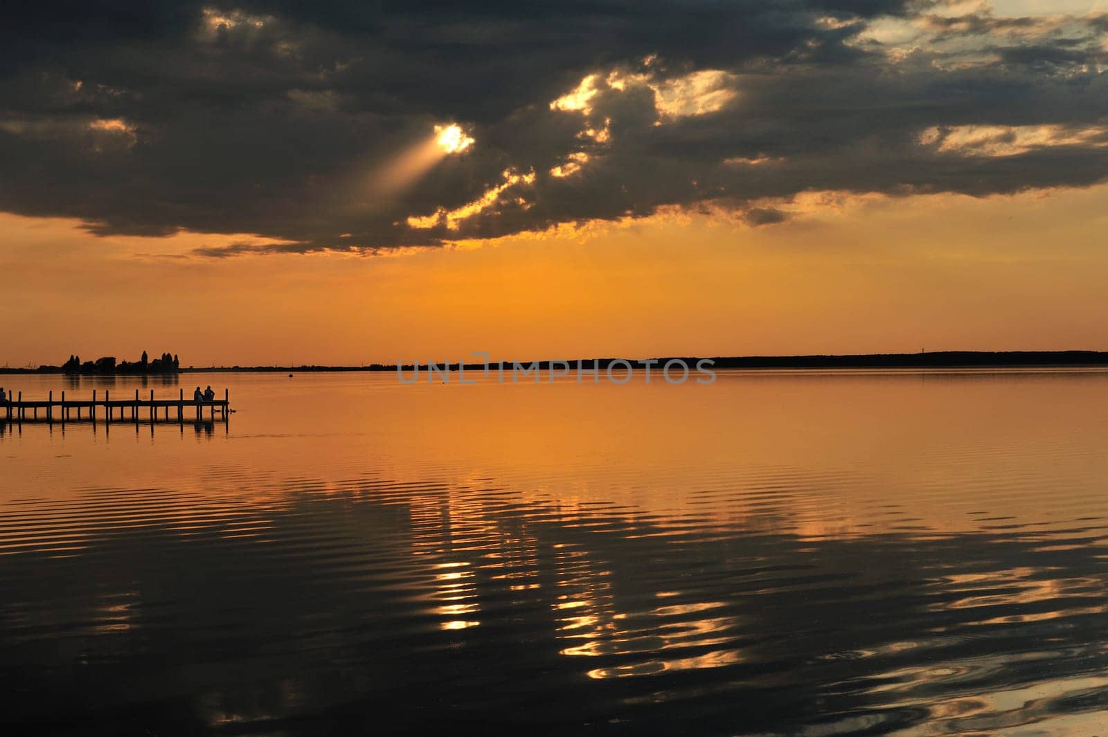 Pictures taken in Steinhude,sunset at the Steinhuder Meer.
