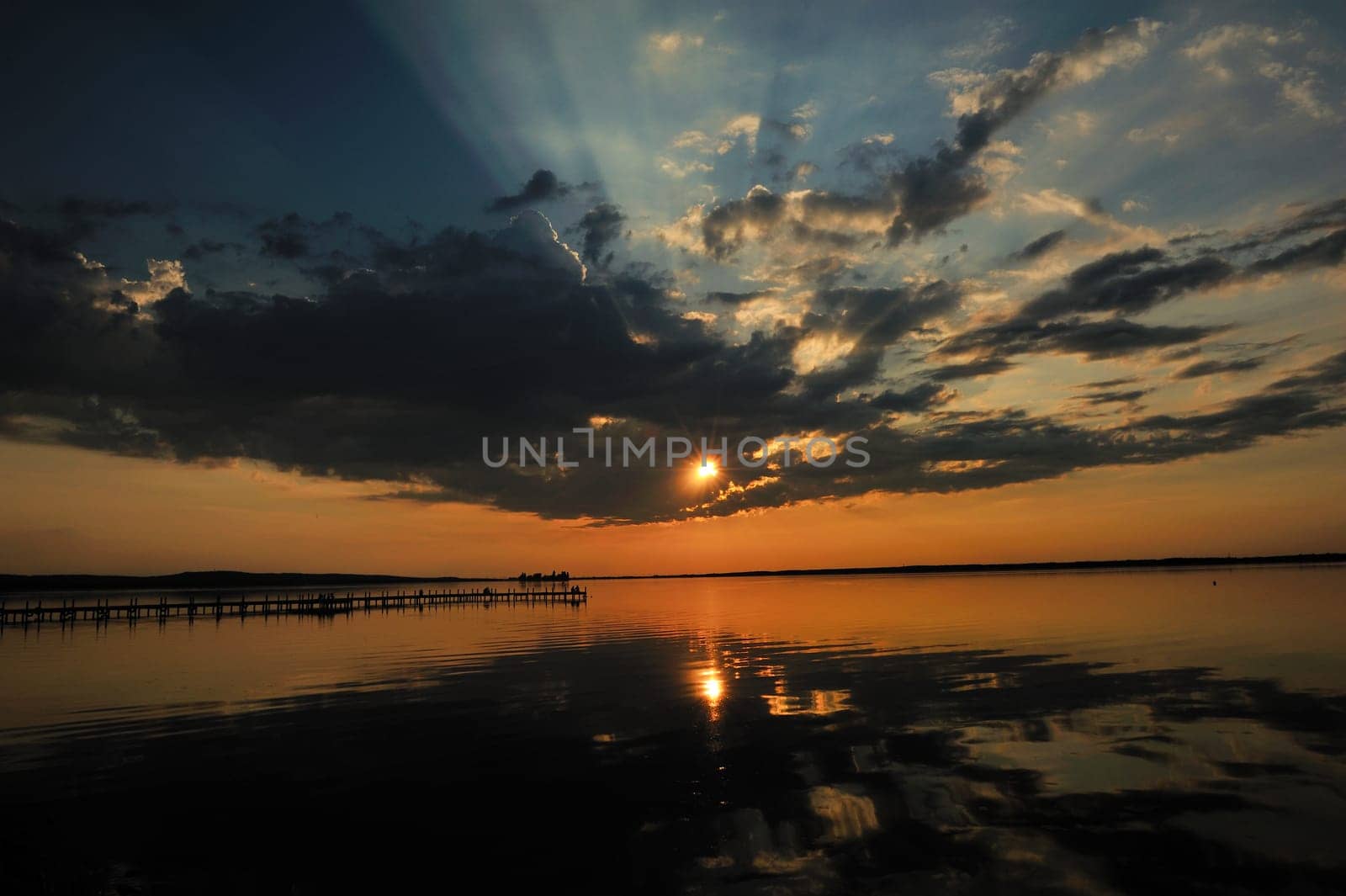Pictures taken in Steinhude,sunset at the Steinhuder Meer.