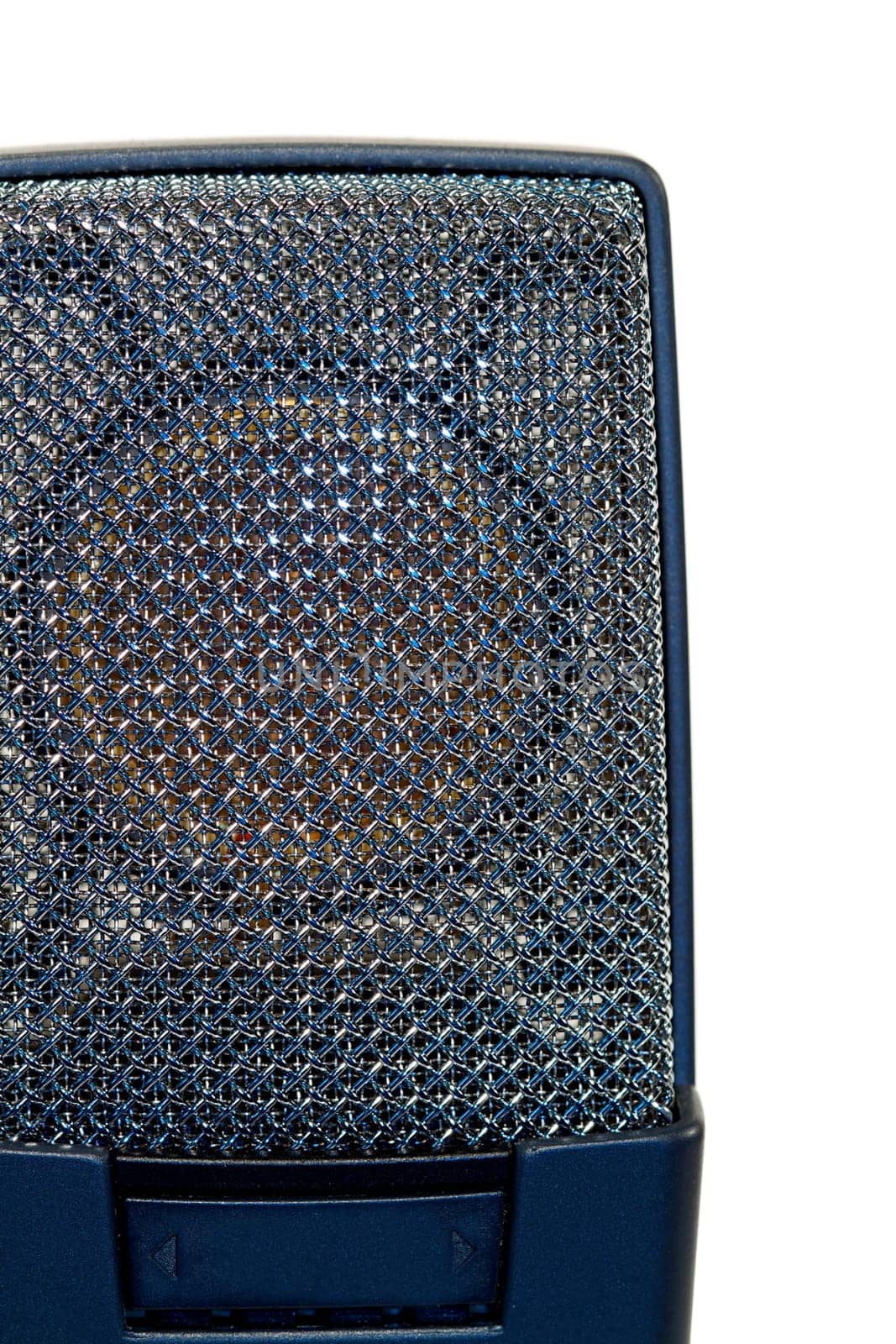 On stage microphone for a recording studio artist