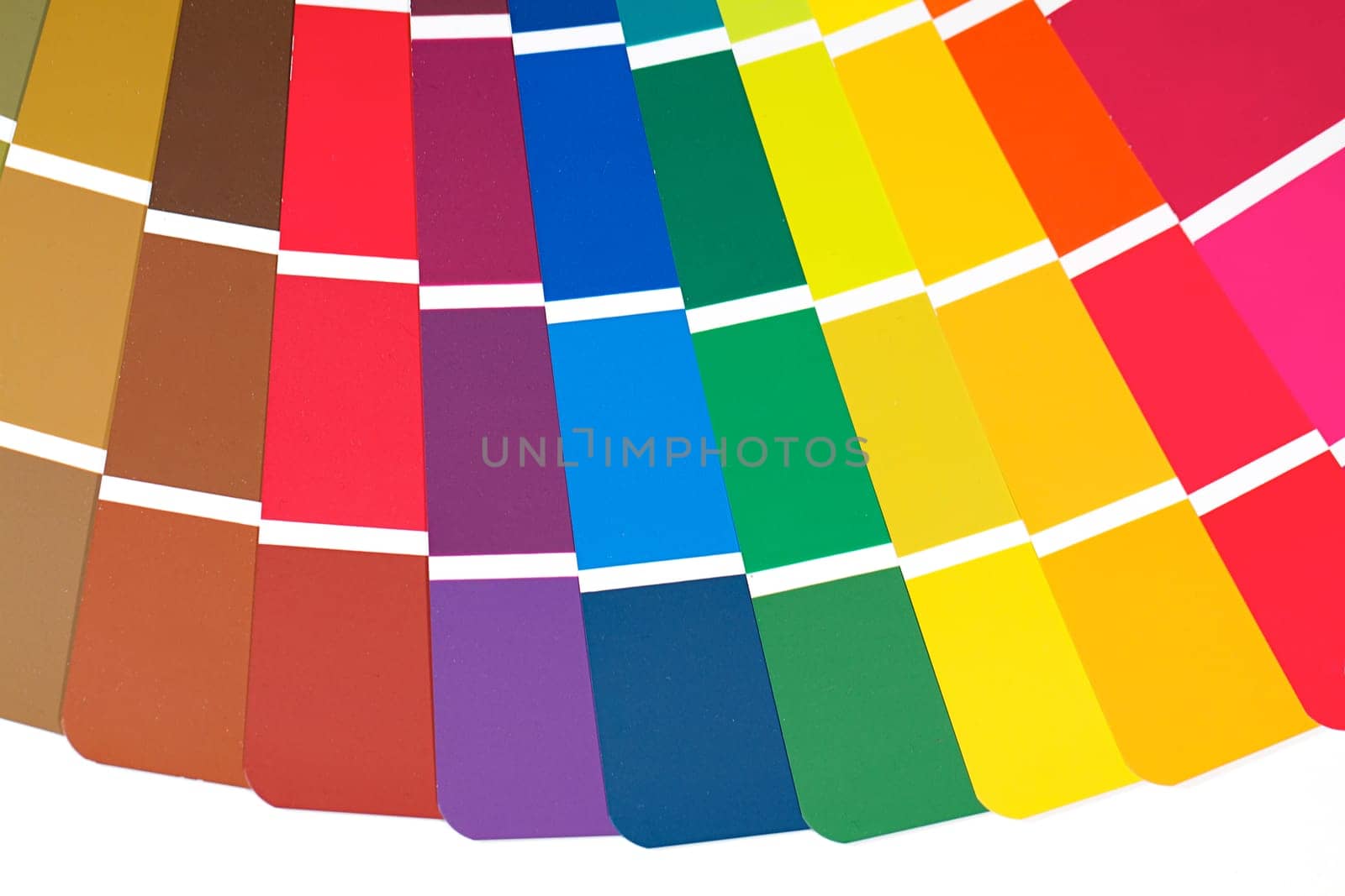 Paint swatches for selecting color for a home improvement project