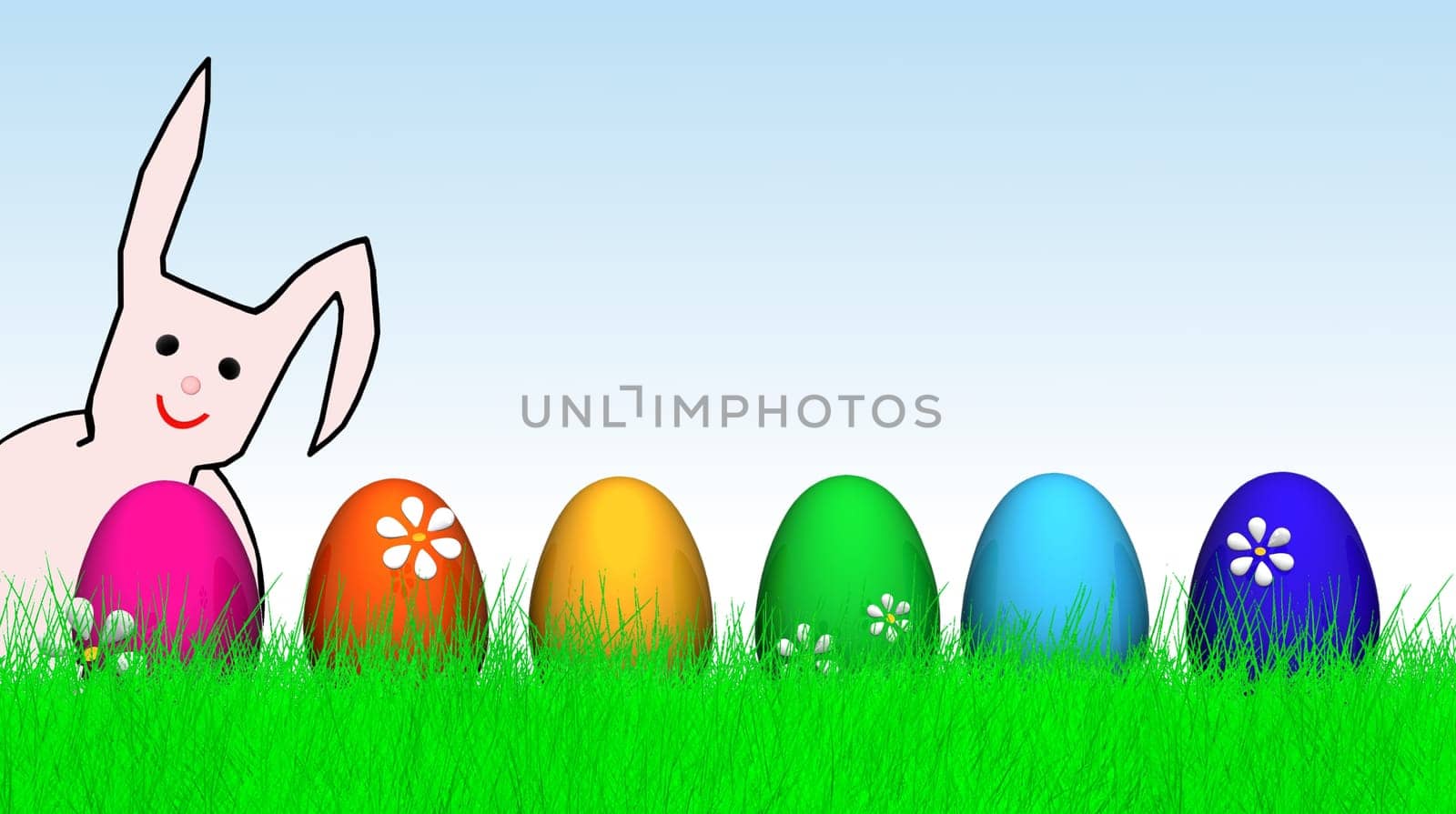 Smiling Easter Bunny