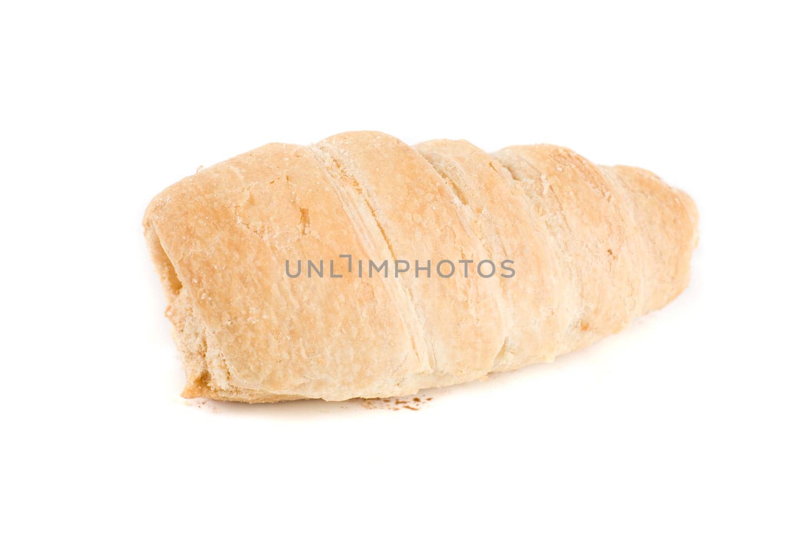 Cream eclairs isolated on a white background