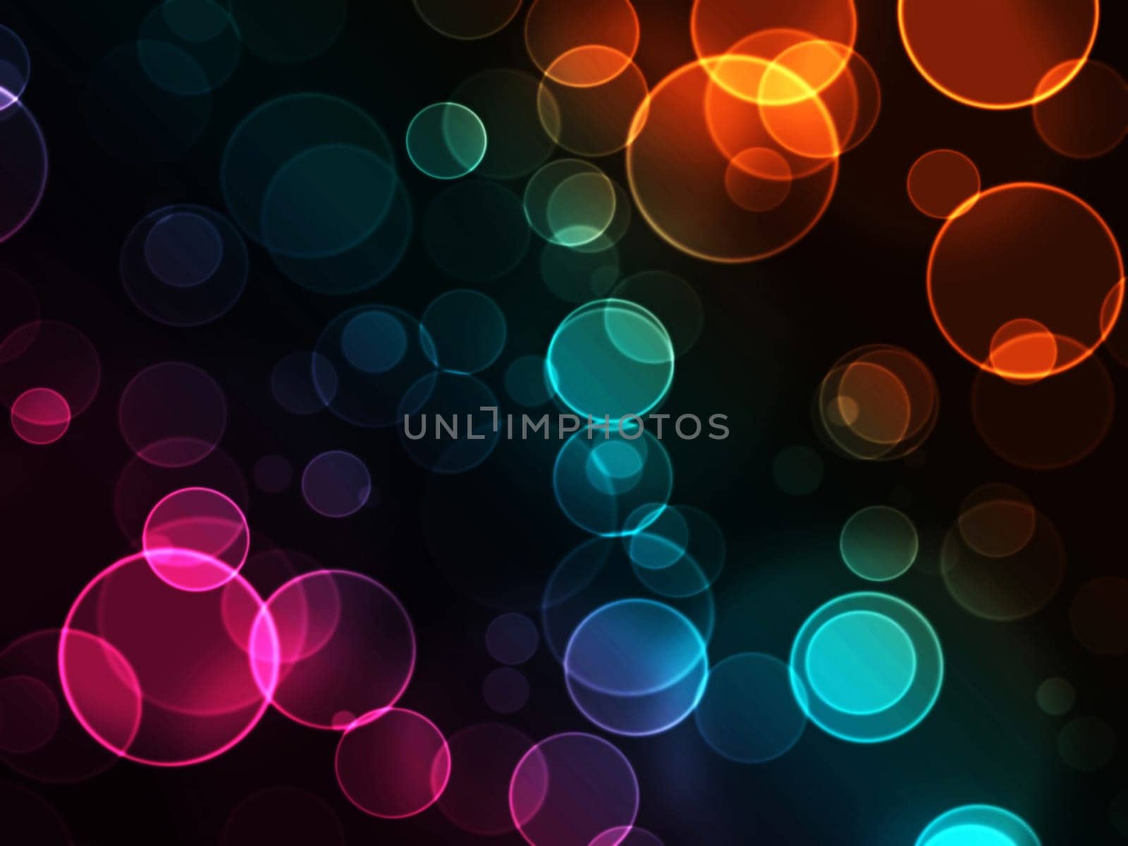 Abstract background with bokeh light effects