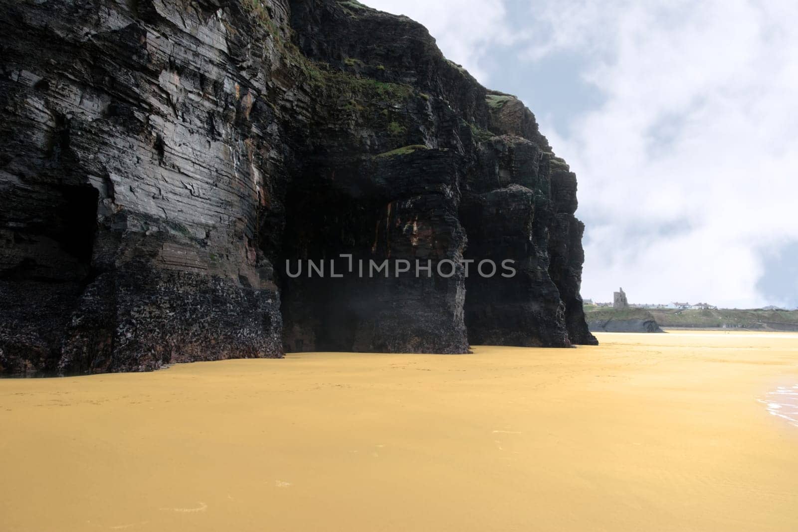 a scenic view of the ballybunion coastline on irelands west coast