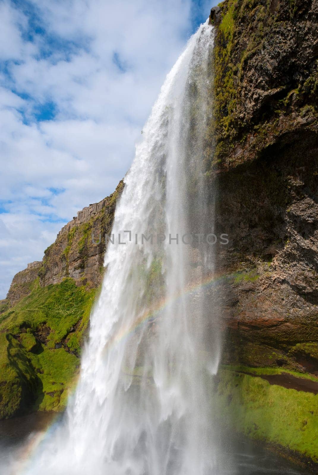 Seljalandsfoss the beautiful waterfall in Iceland