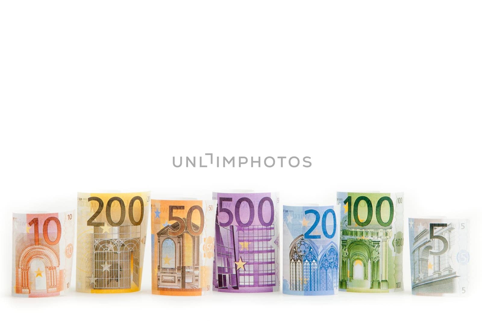 ero money isolated on white background