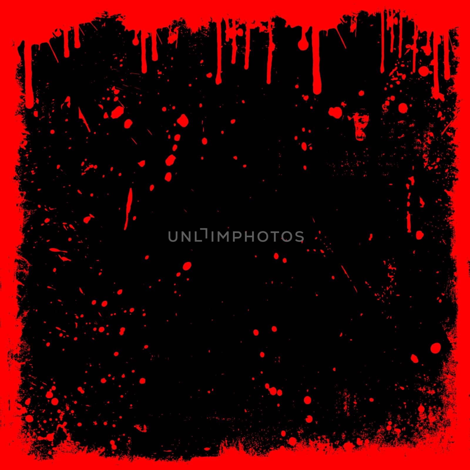 Detailed grunge background with drips and splats