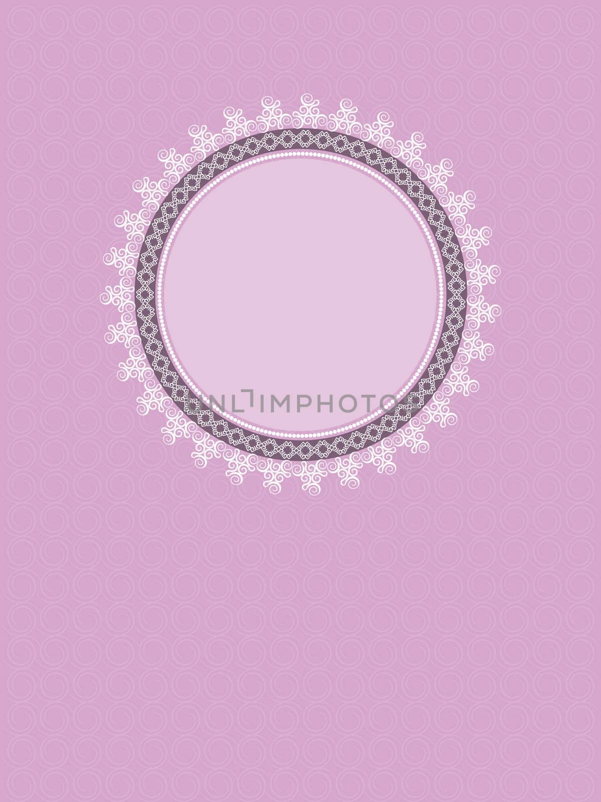 Decorative ornate background with space for text