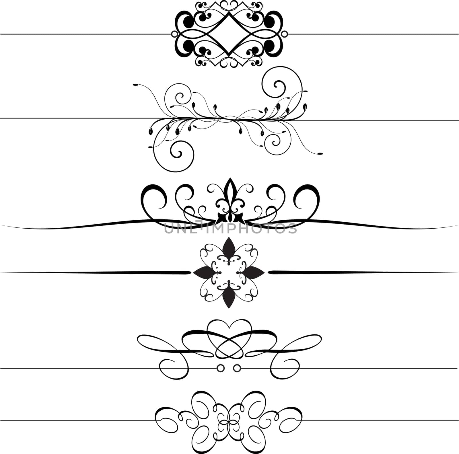 Collection of decorative rules
