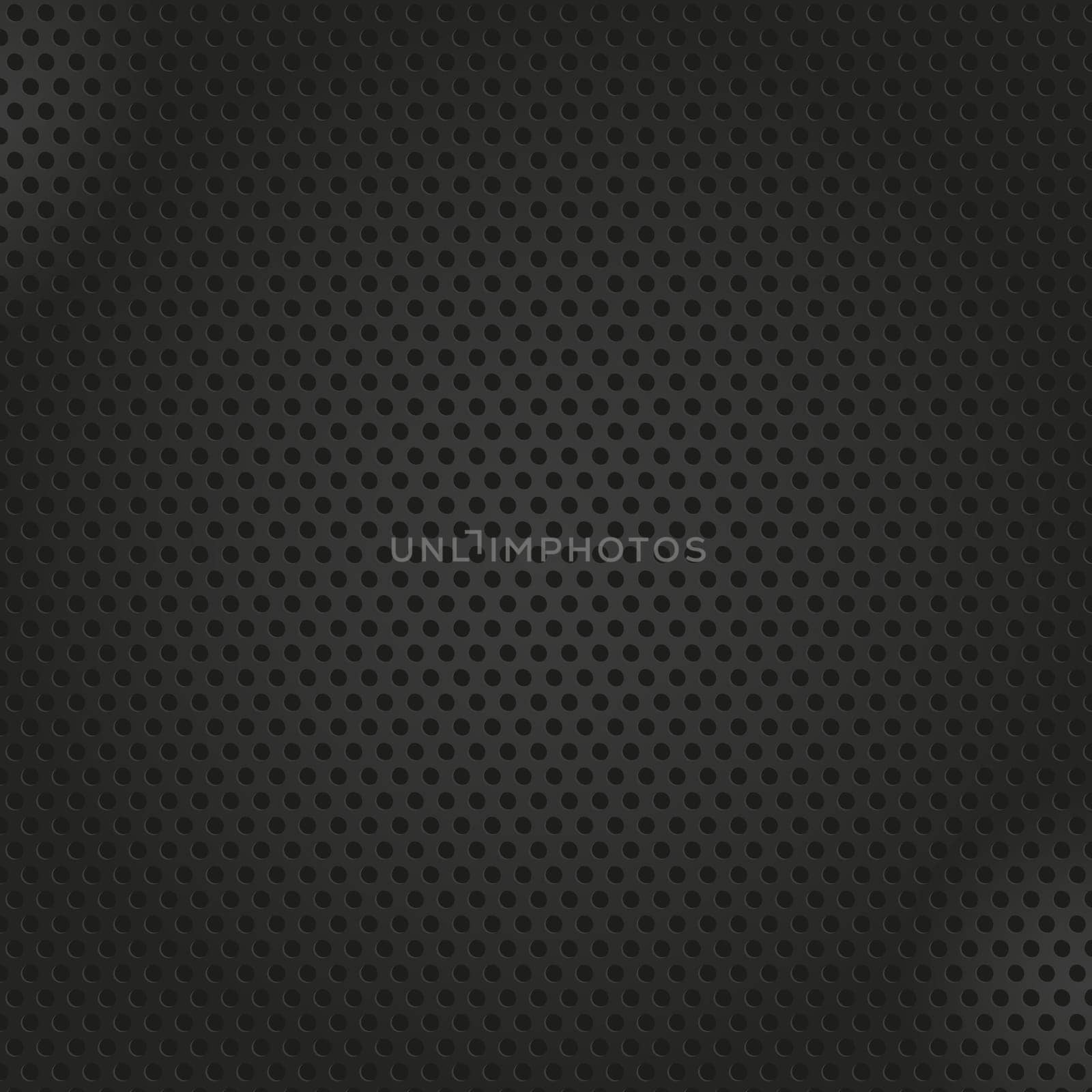 Dark texture background of perforated metal