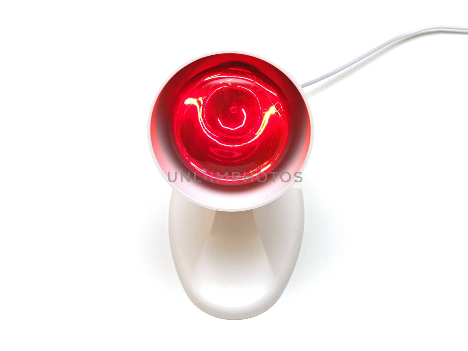 an infrared lamp