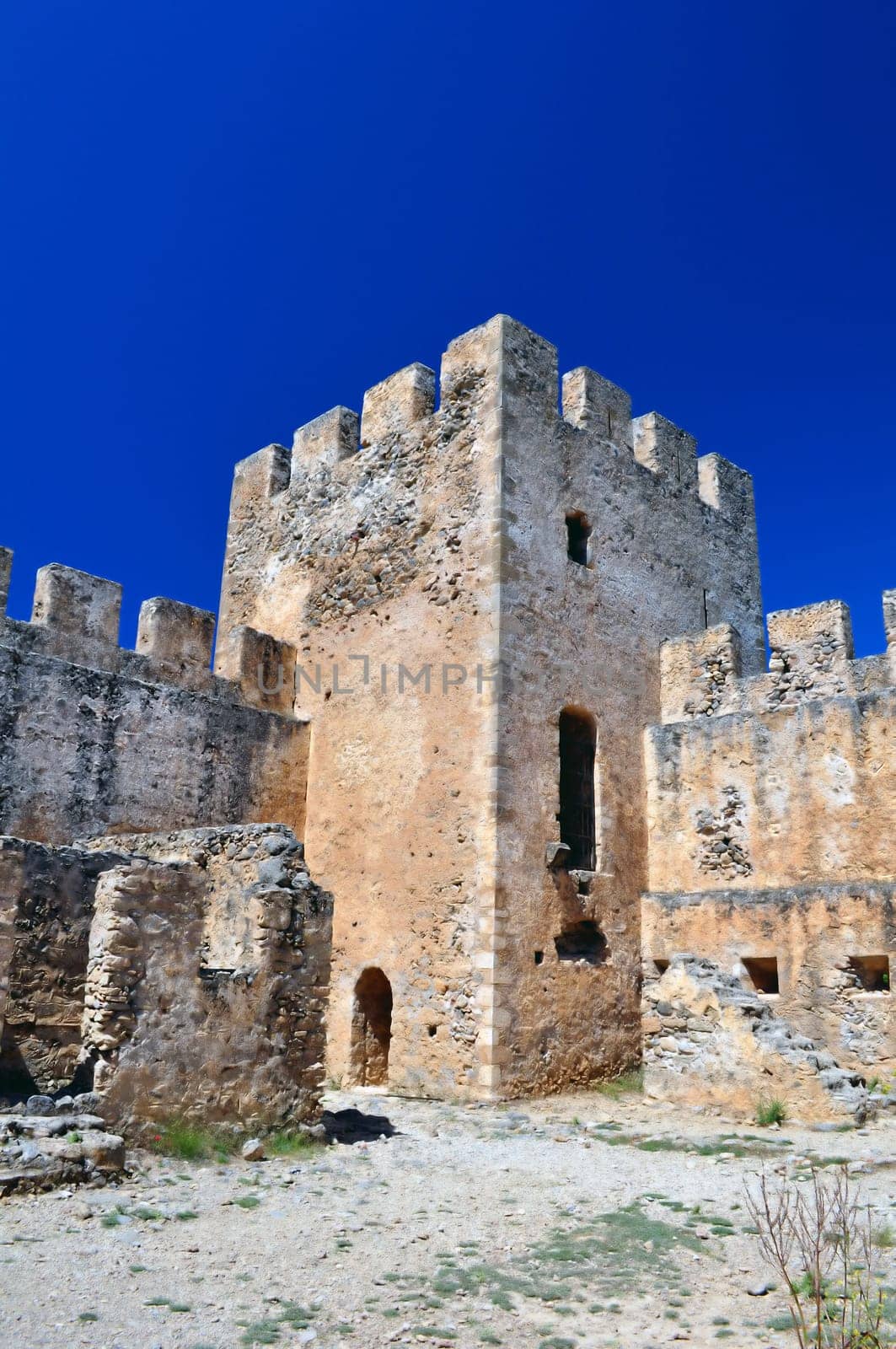 Travel Europe: Frangocastello: venetian castle on the south coast of Crete.