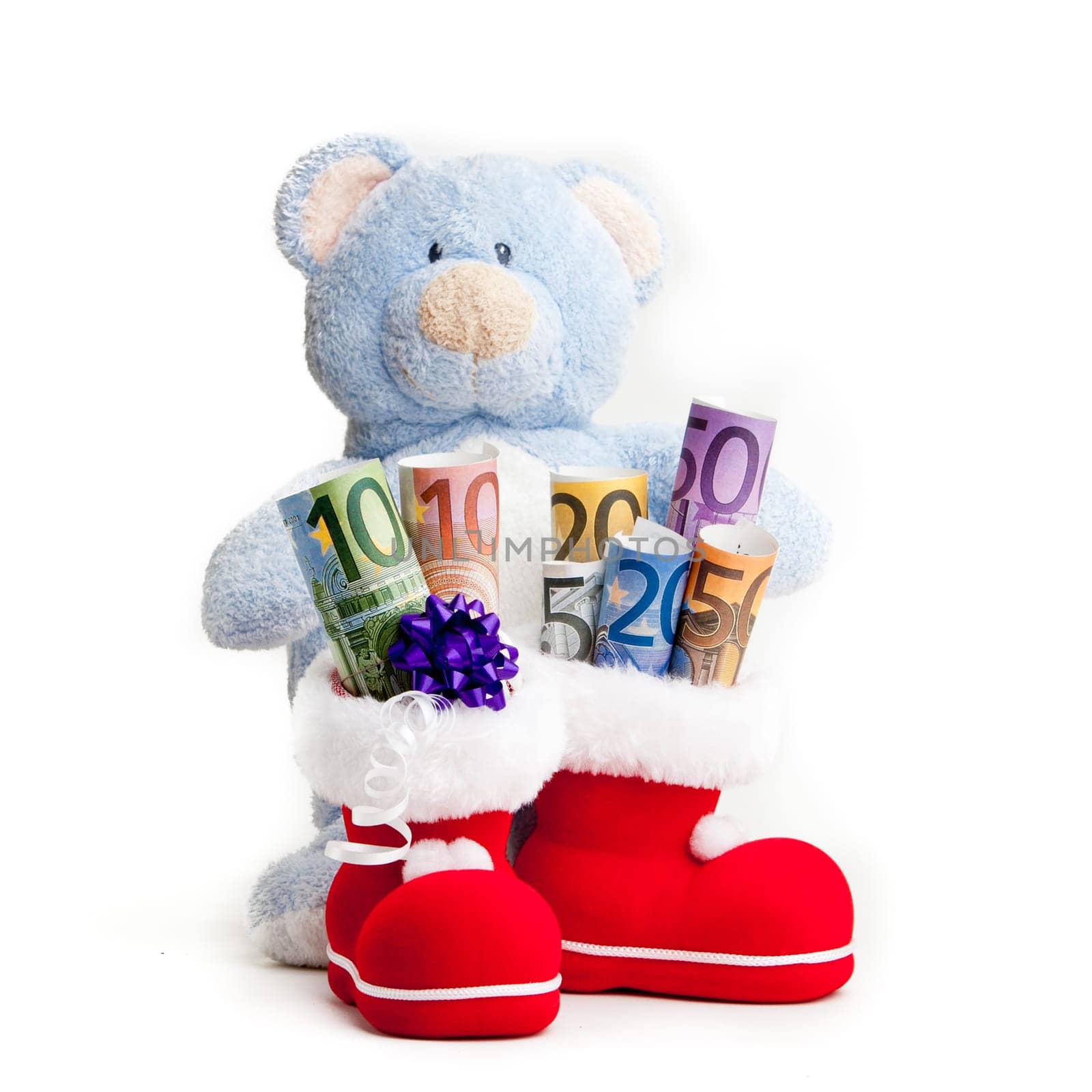 Teddy Bear and Euro Money
