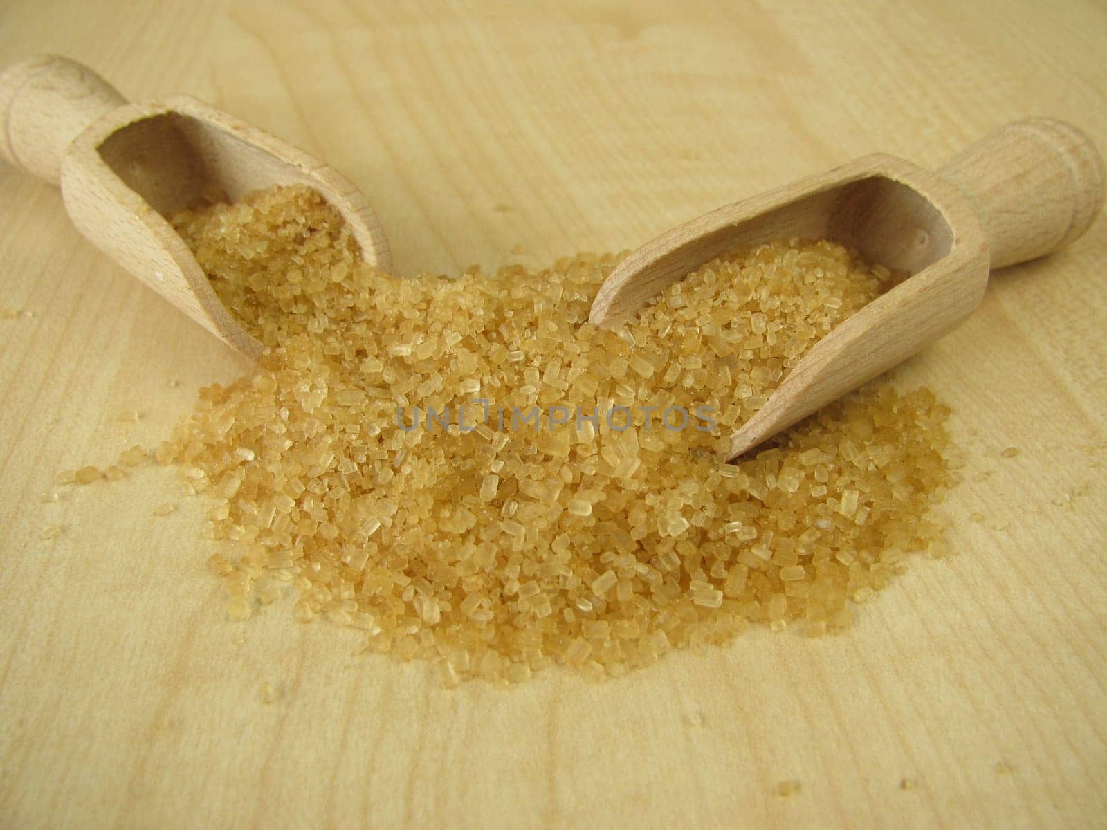 Brown raw cane sugar