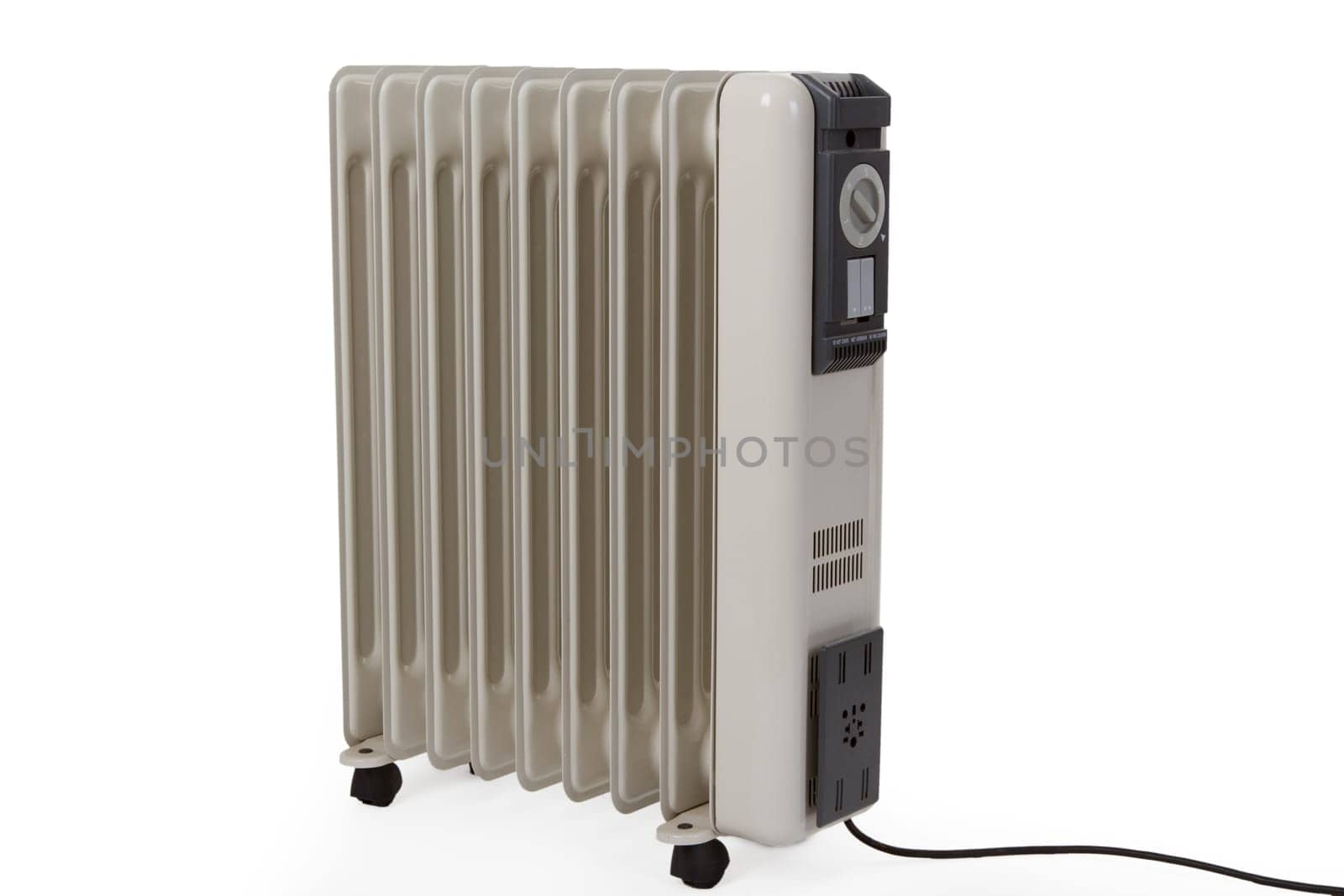 Radiator isolated on white background