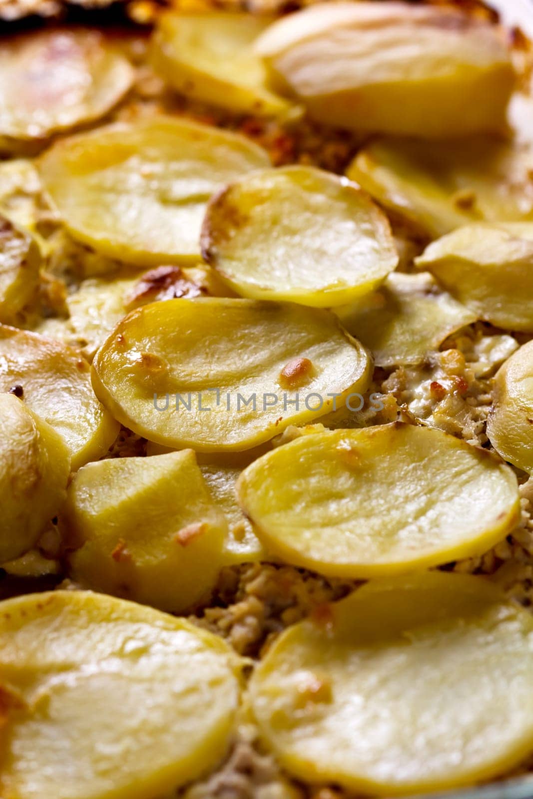 Casserole with minced meat