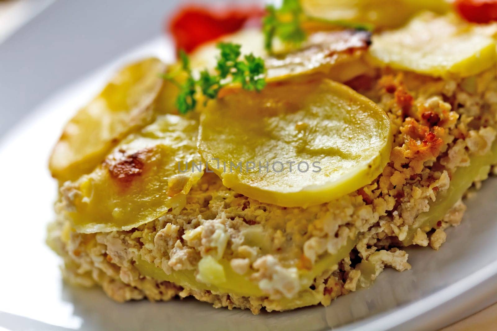 Casserole with minced meat