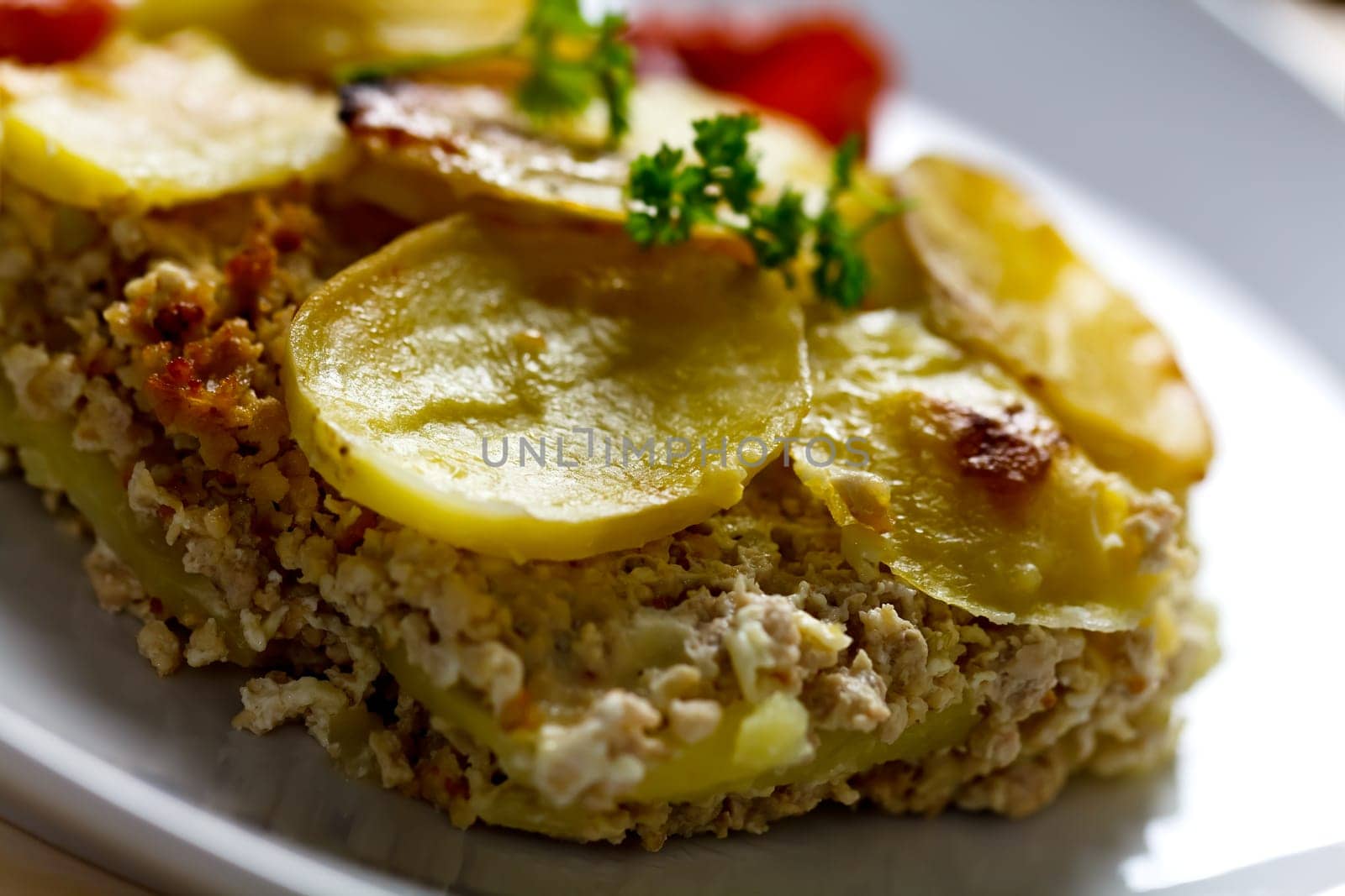 Casserole with minced meat