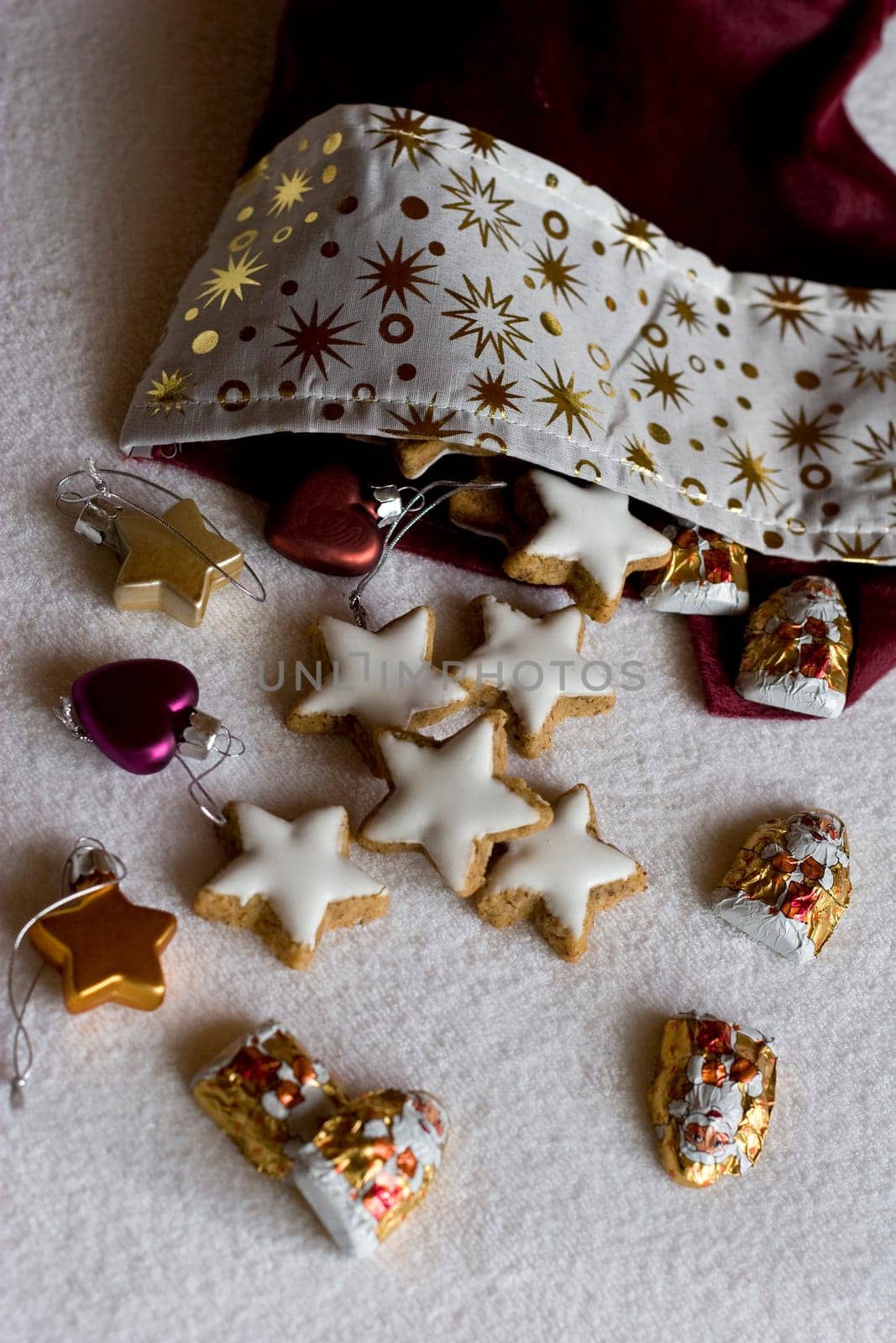 stuffed Santa boots