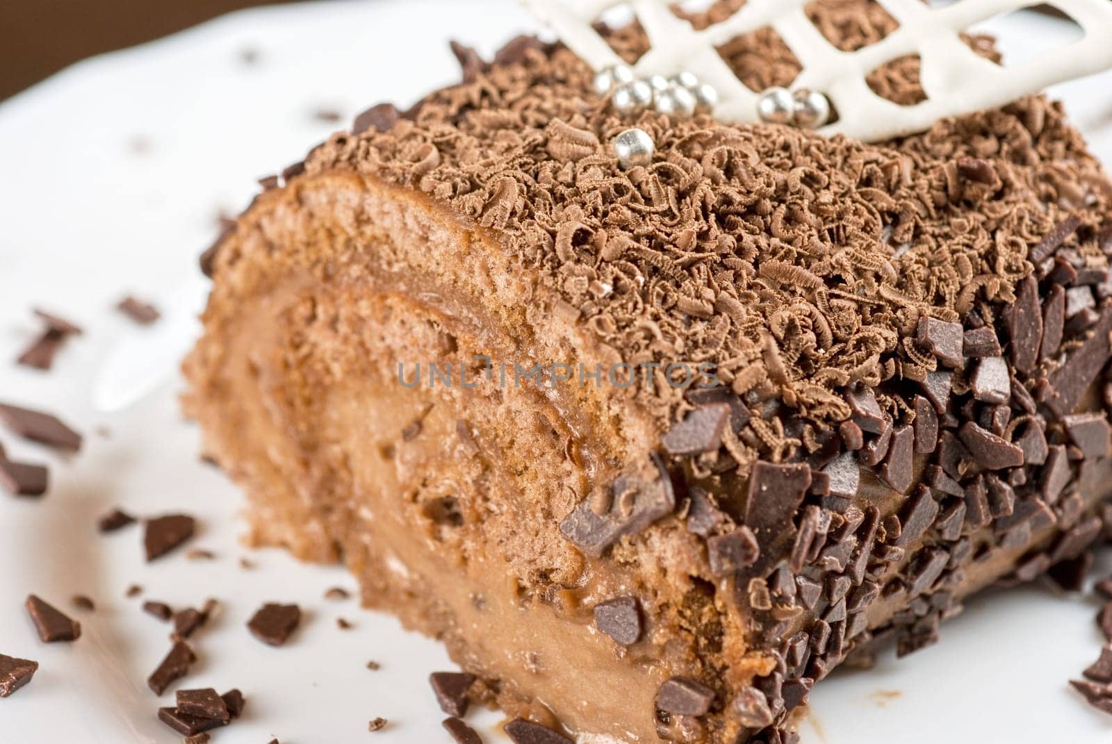 fresh baked chocolate cupcake on a wooden table