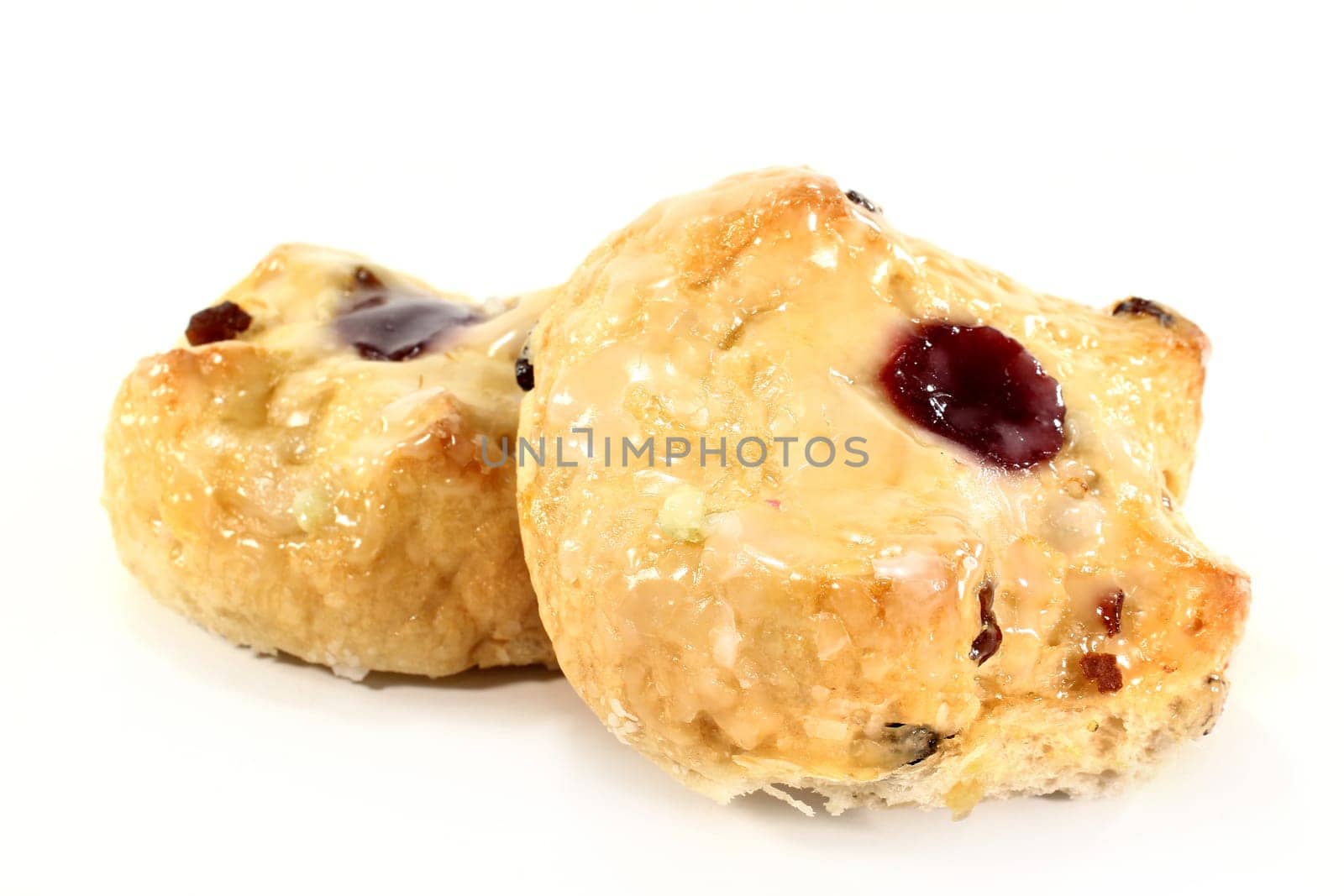 Two Reformation buns against white background