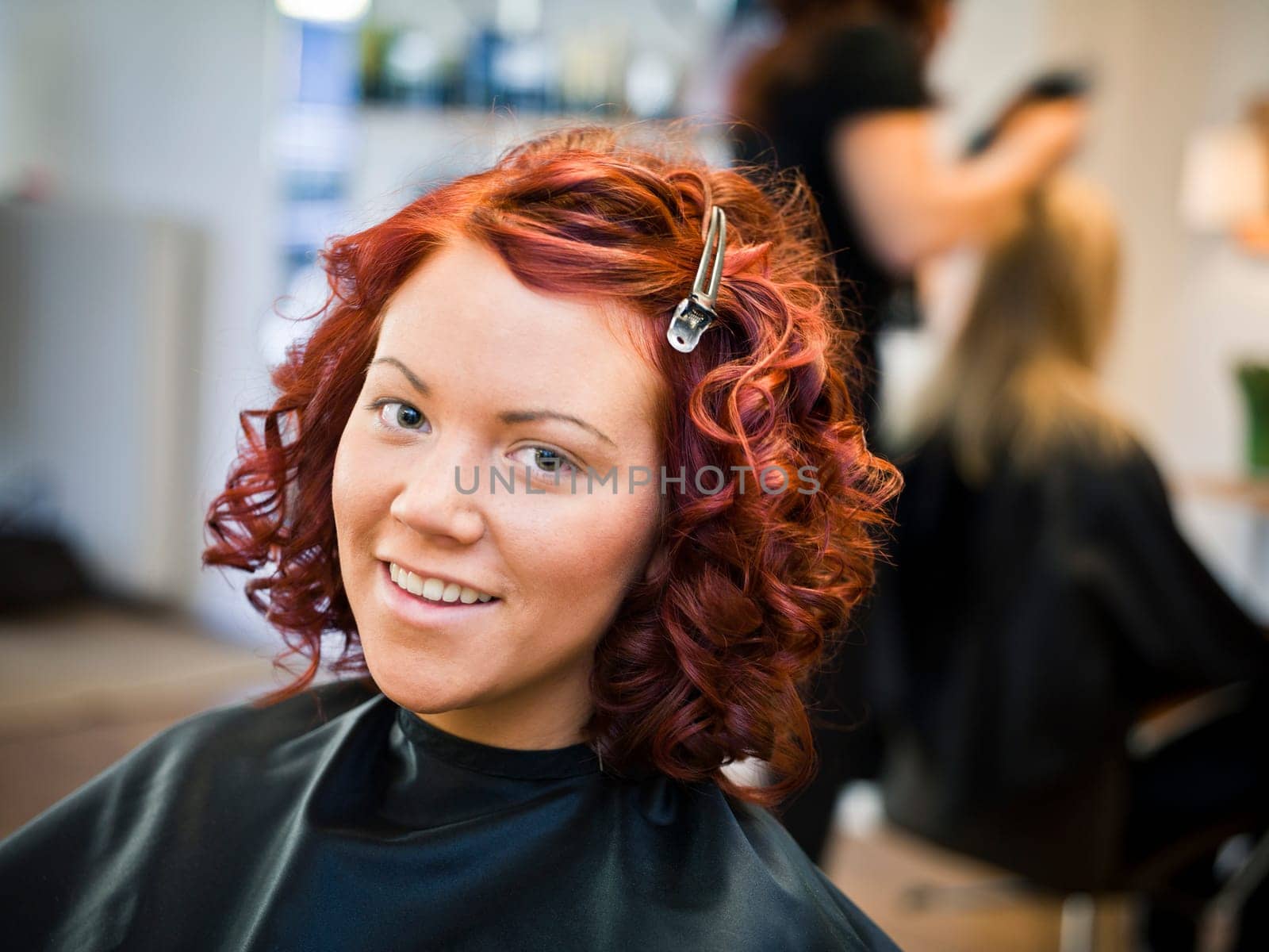 Portrait of a woman in Beauty spa