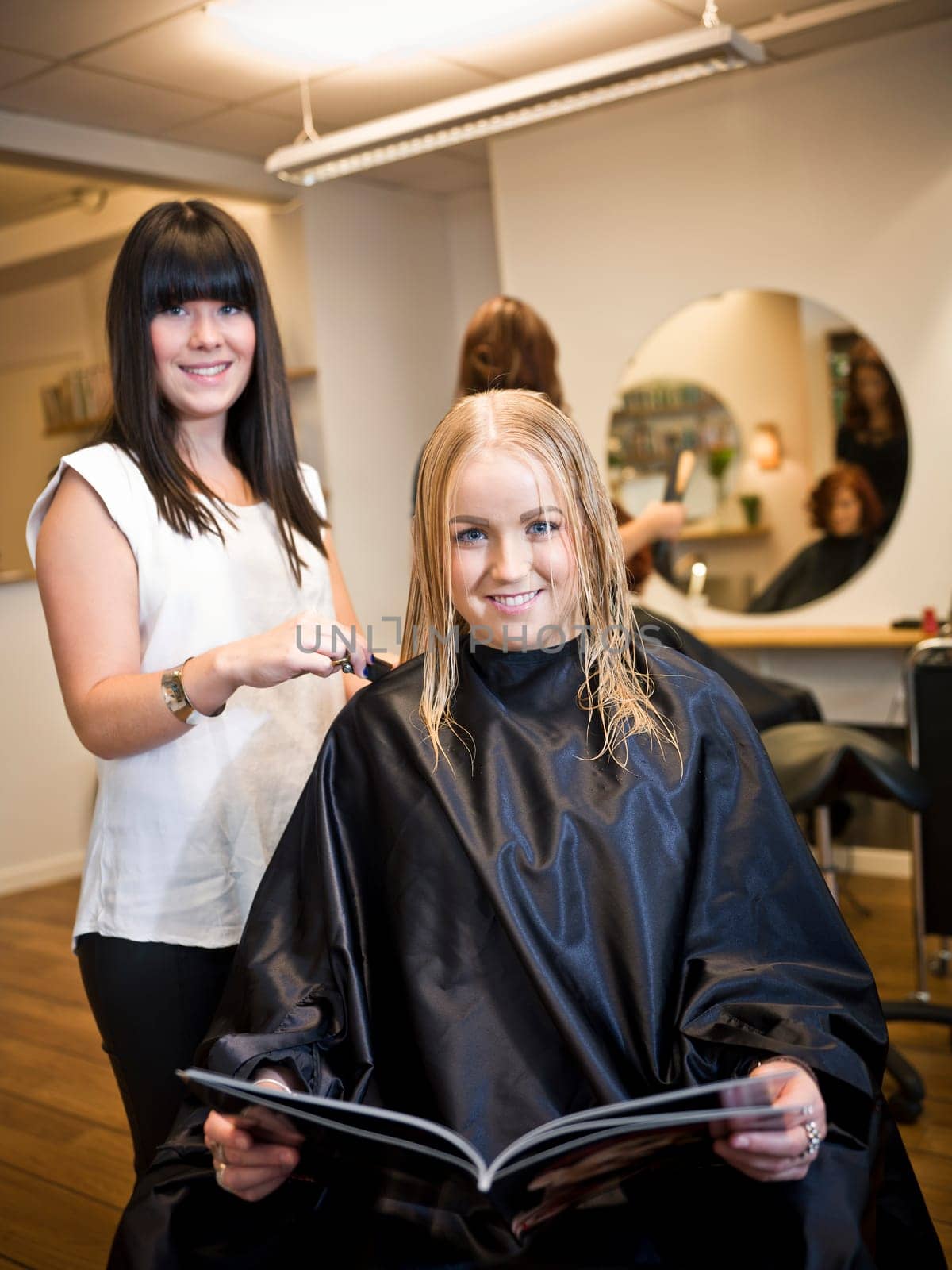 Situation in a Hair salon