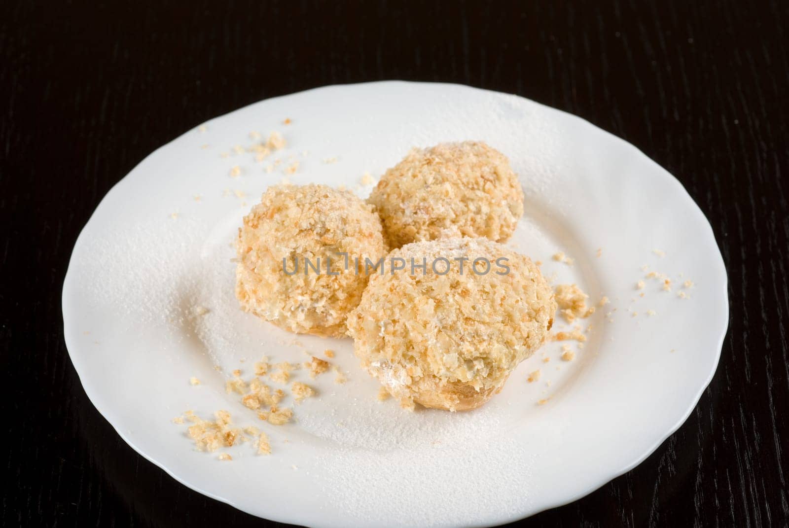 fresh baked cupcake on a wooden table