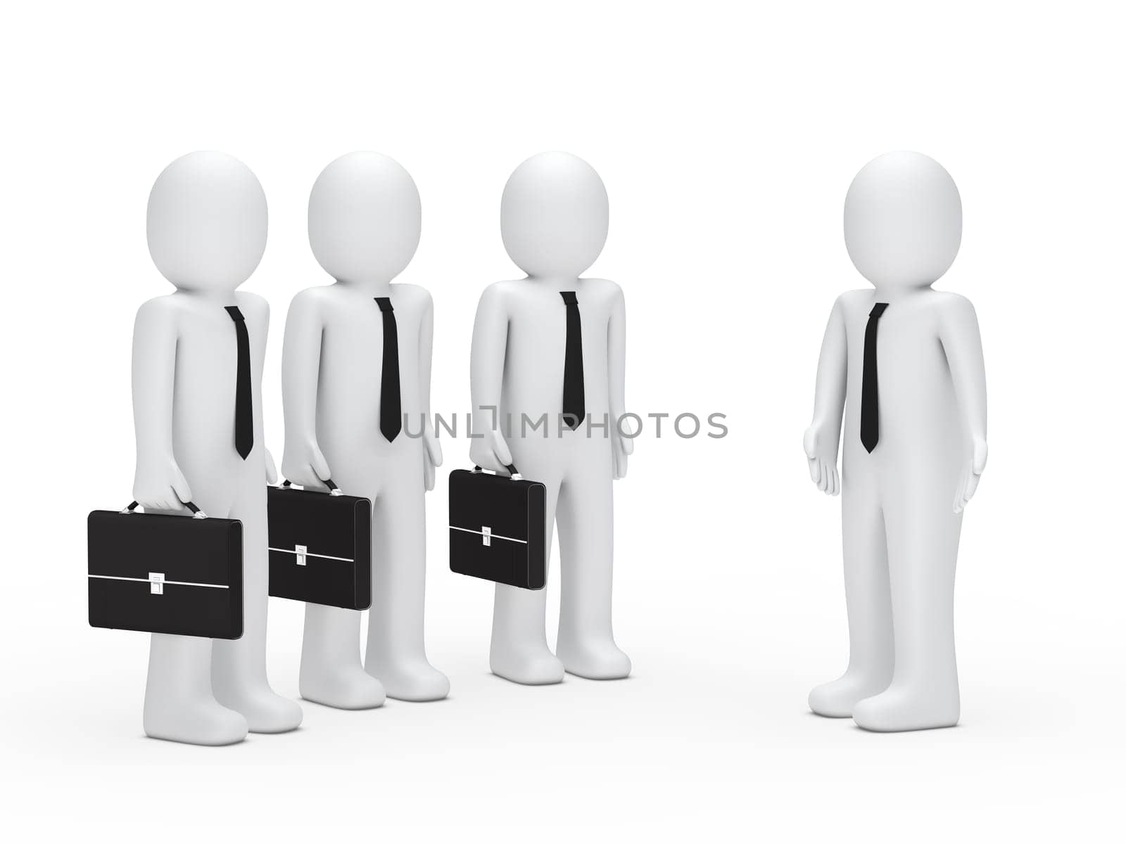 3d leader show business man the way