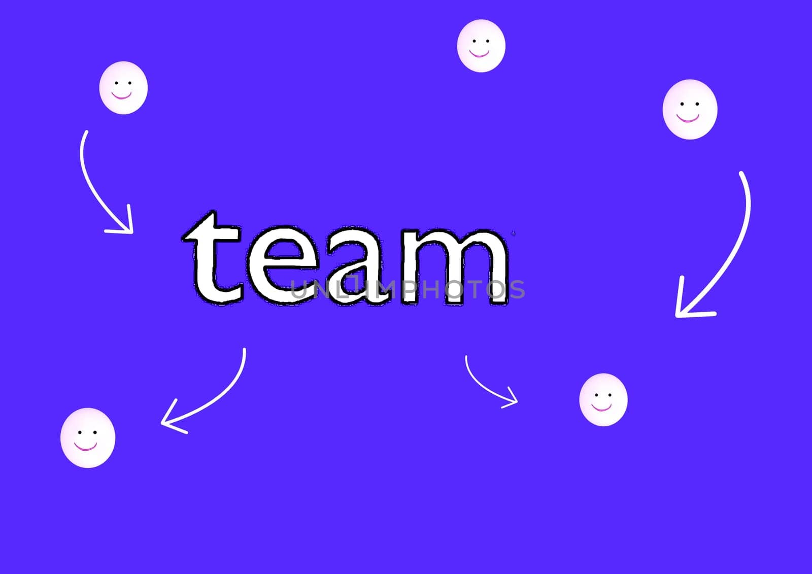 teamwork without portrait