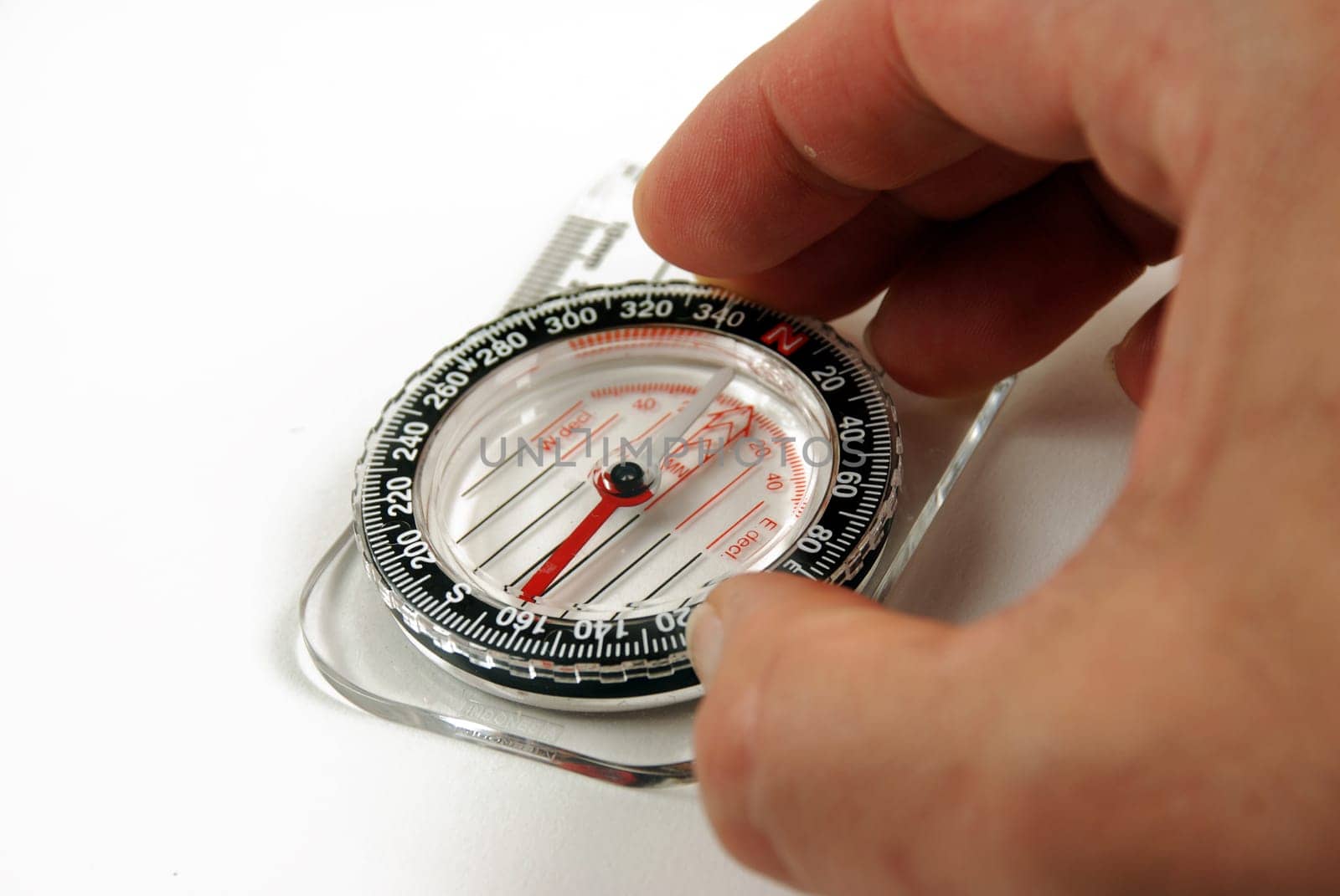 picture ofa magnetic compass