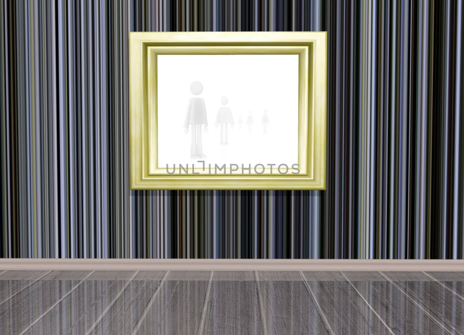 room with picture frame