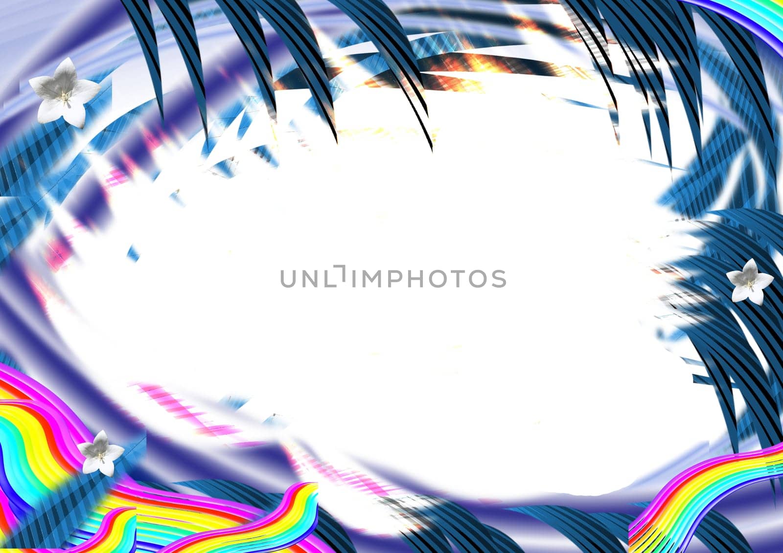 blue abstract
