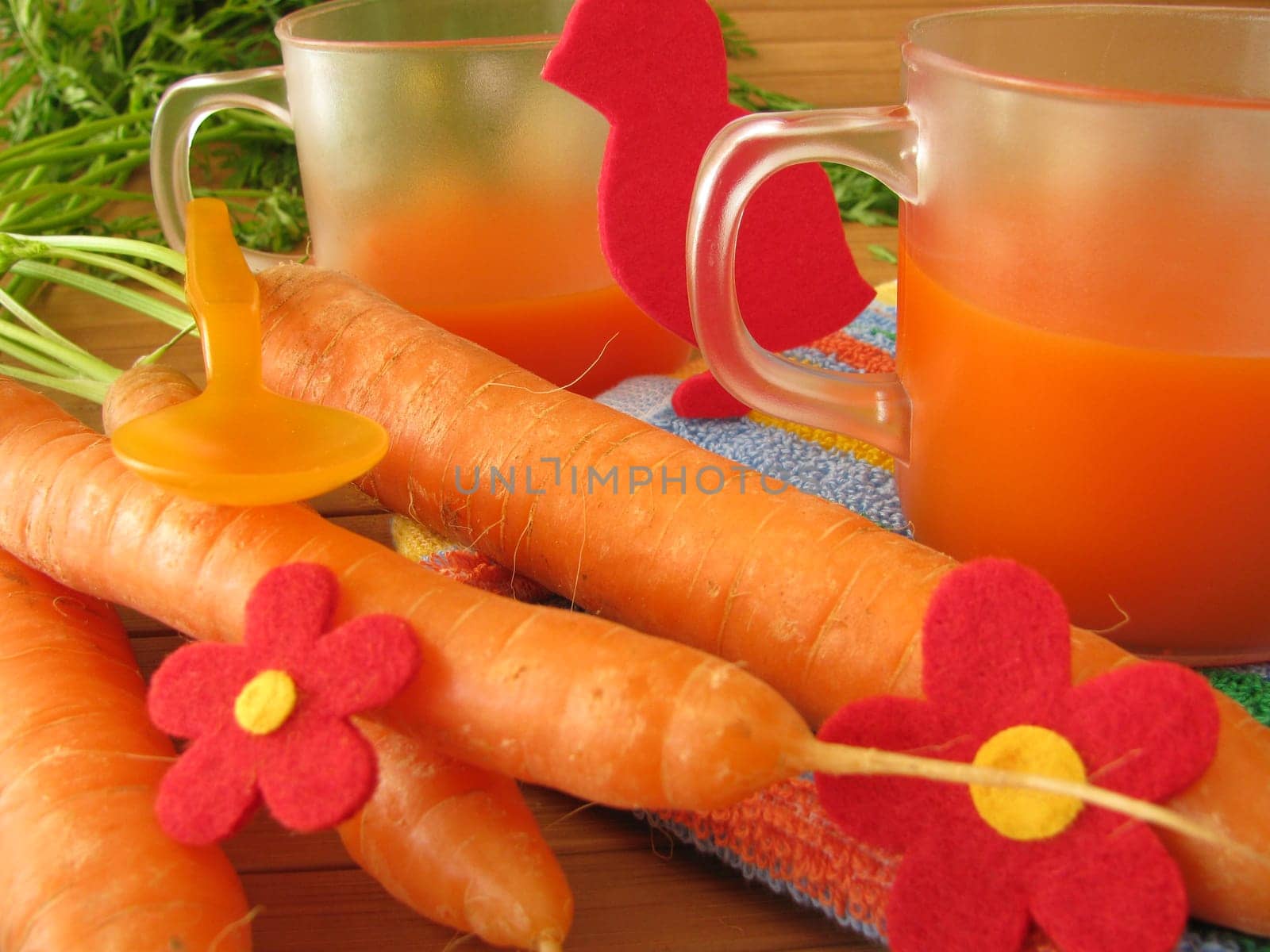 Carrot juice for children
