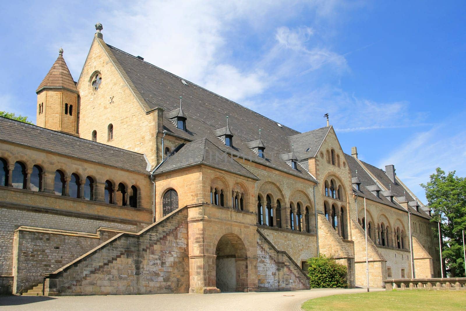 Imperial Palace,ca. 1040 - 1050,restored in the 19th century,Goslar,Lower Saxony,Germany,UNESCO World Heritage Site
