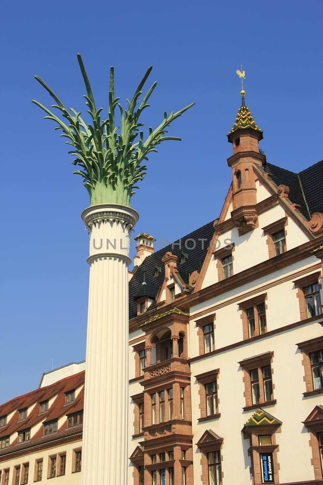 Nikolaisäule,Leipzig,Saxony,Germany