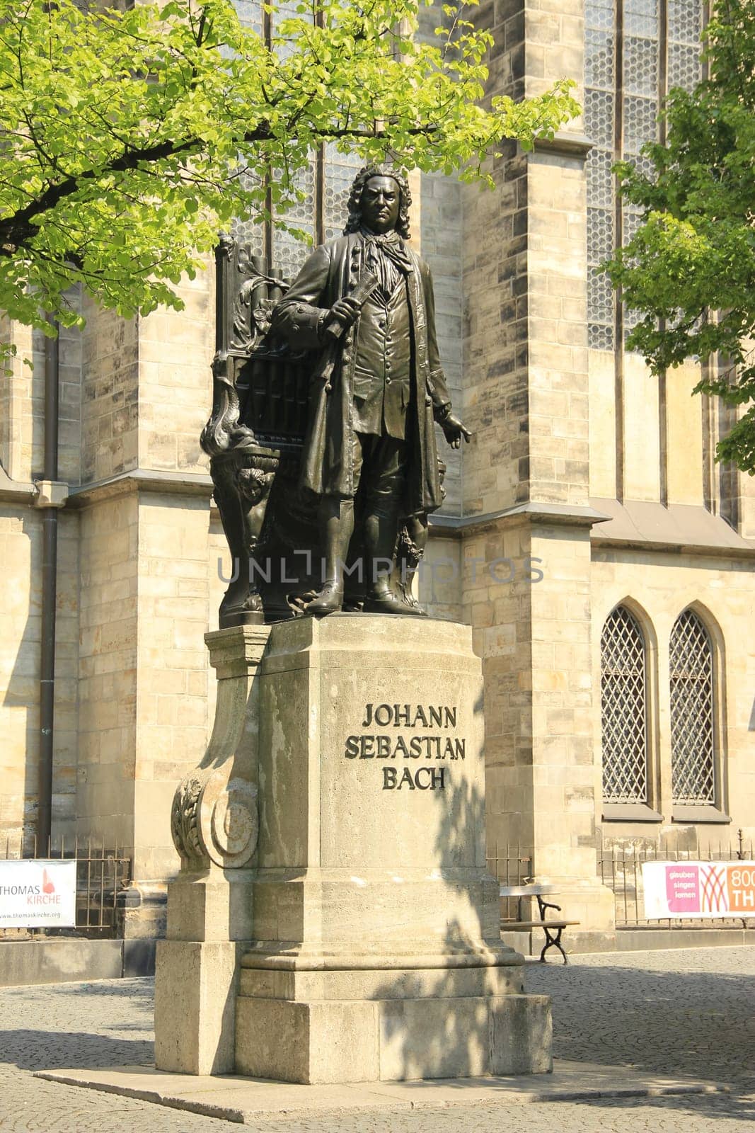Bach monument in Leipzig