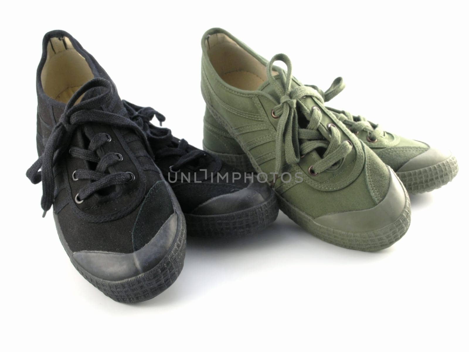 series sport: sneakers  isolated on white background